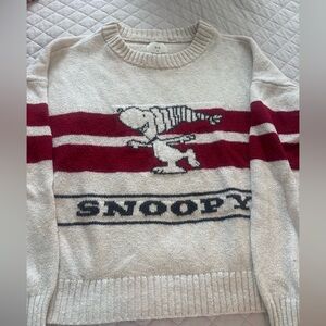 American Eagle (L) Snoopy Sweater